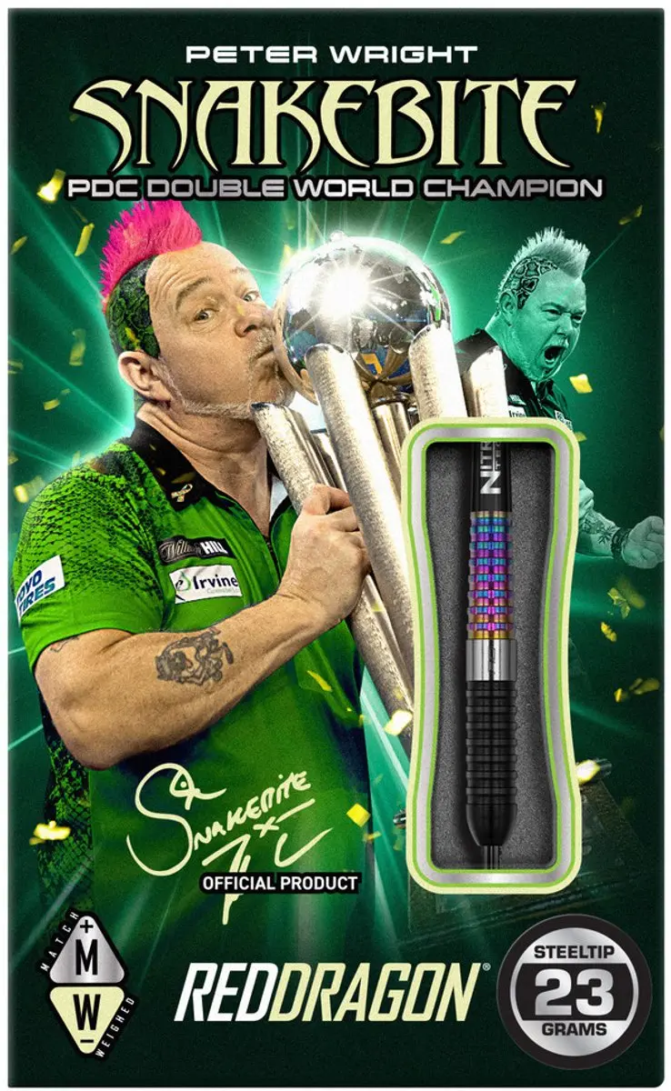 Red Dragon Peter Wright Corra 90% Dartpijlen - 3 Stuks