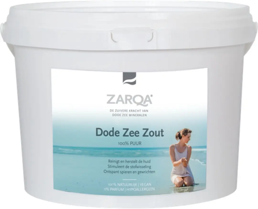 Zarqa 100% Dode Zeezout Badzout 5kg