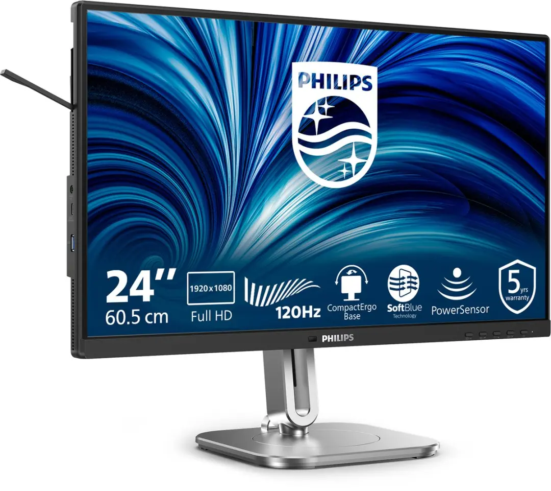 Philips 4000 Series 24B2N4200/00 Monitor - 23.8" Full HD Grijs - afbeelding 6 van 6