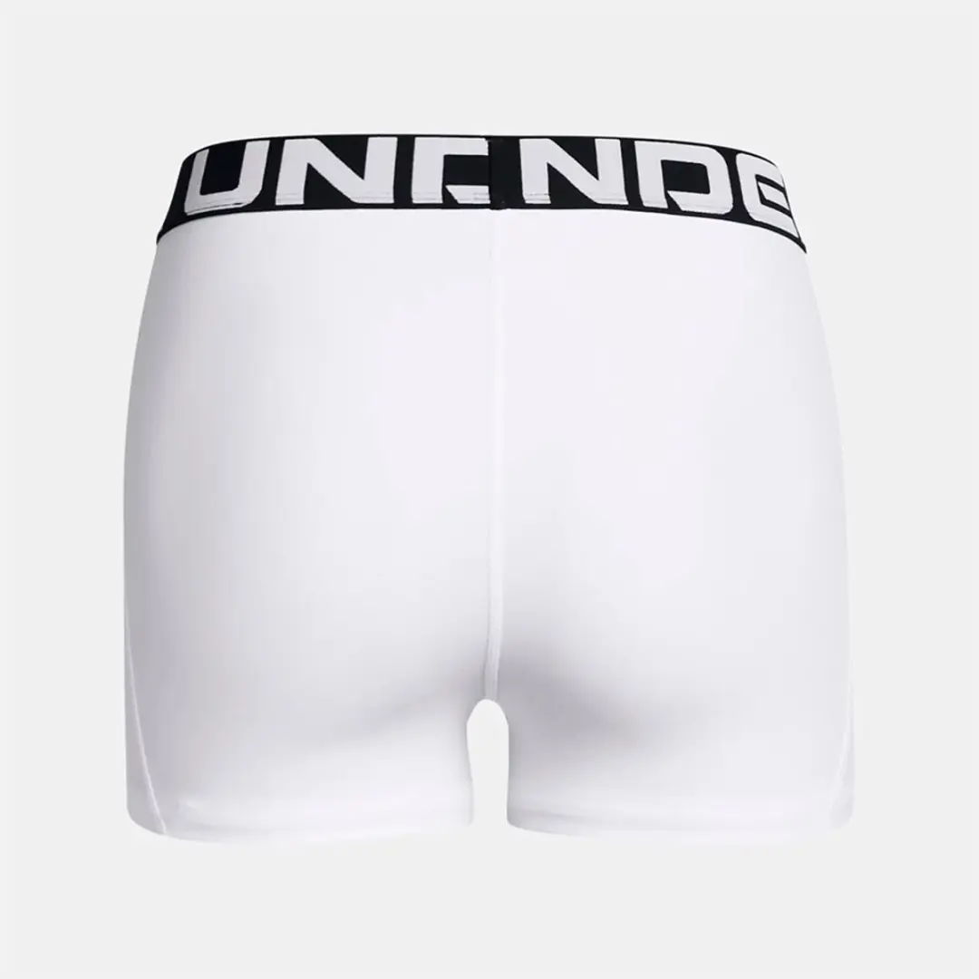 Under Armour HeatGear Korte Leggings Wit XS