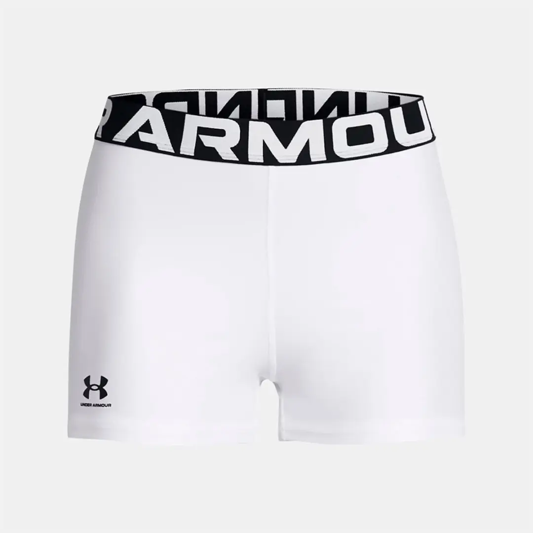 Under Armour HeatGear Korte Leggings Wit XS