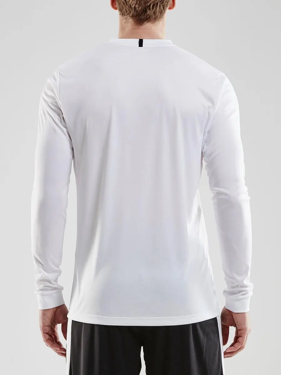 Craft Squad Jersey Solid LS Sportshirt - Maat L - Wit/Zwart