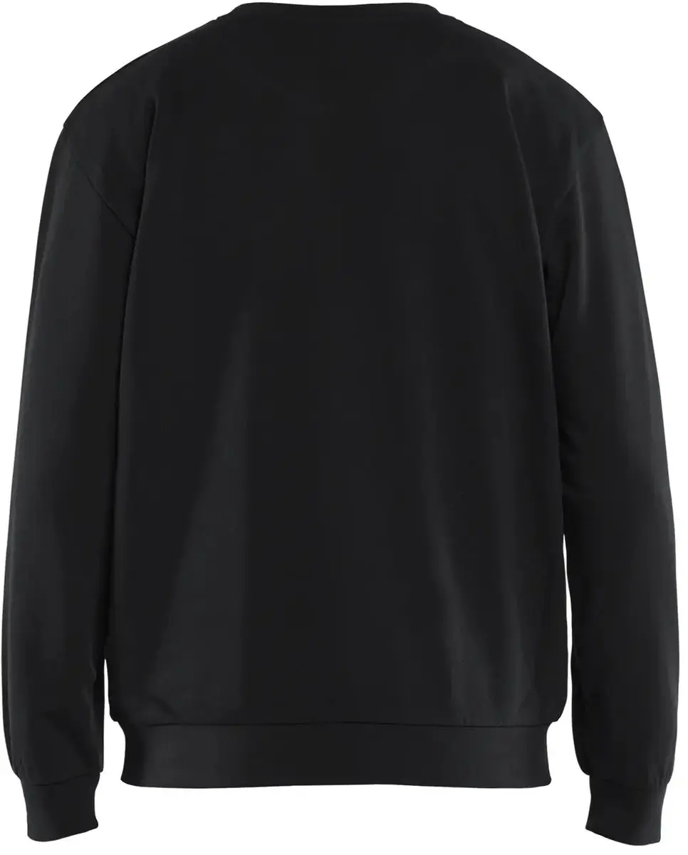 Blåkläder Ample Sweatshirt XL - Zwart met gele fluo