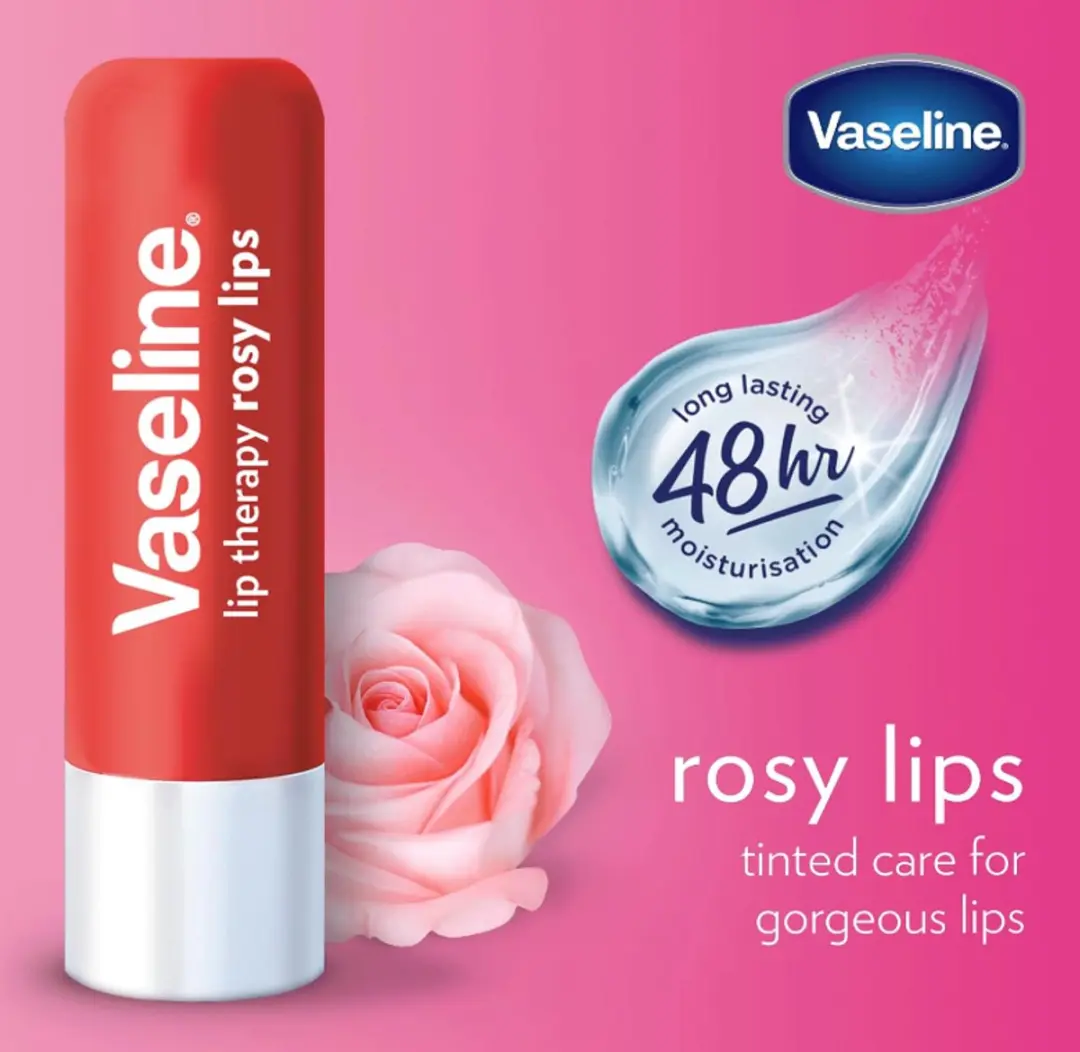 Vaseline Tinted Lip Balm Therapy Care 2-Pack - Rosy Tint