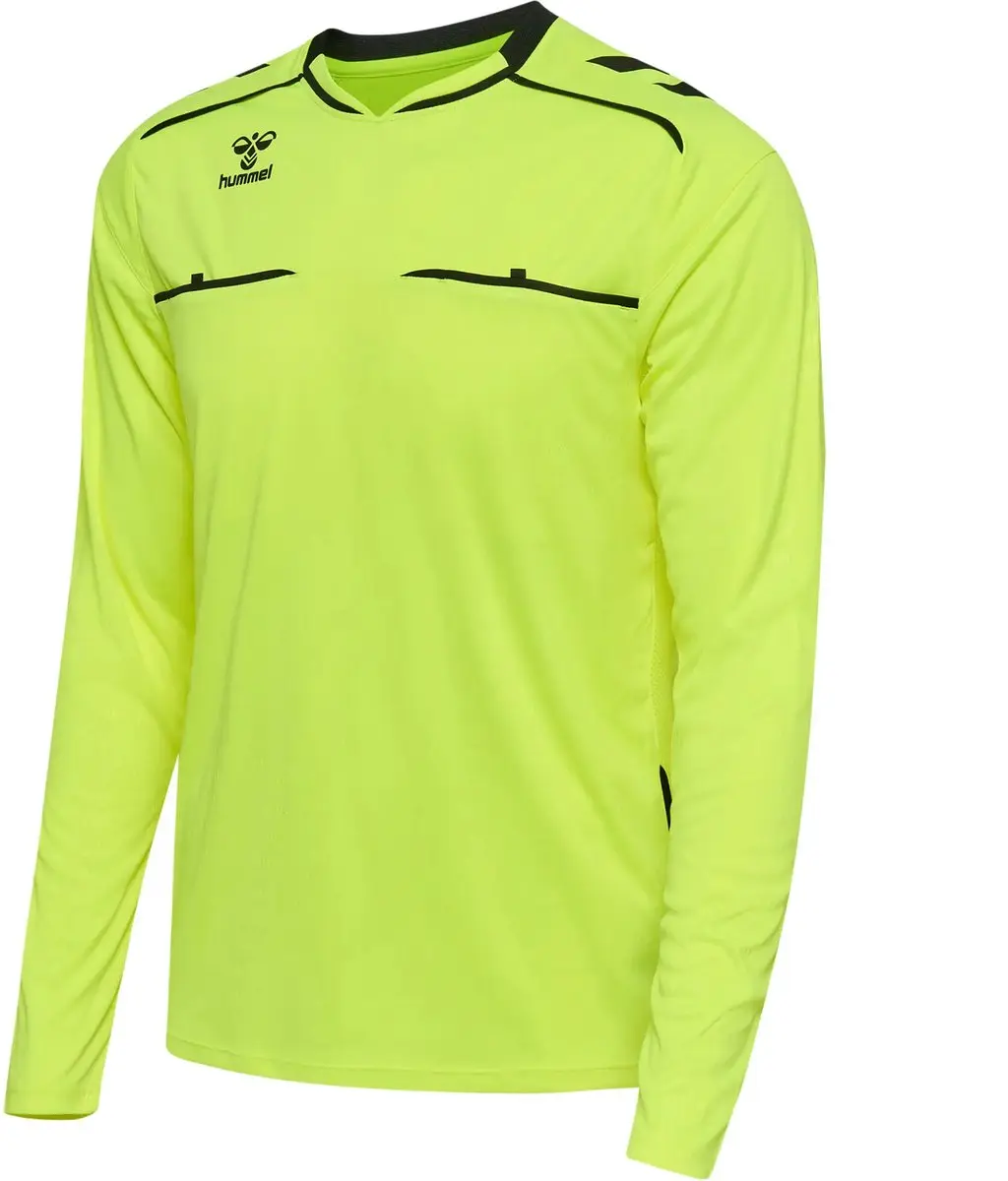 Hummel Referee Jersey lange mouwen - Neon Geel