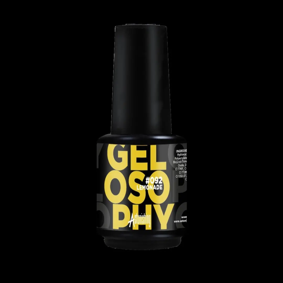 Astonishing Gelosophy Gellak #092 Lemonade 15ml - UV/LED TPO-vrije Gel
