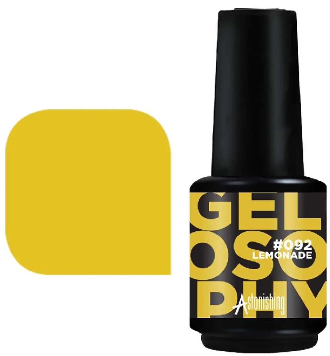 Astonishing Gelosophy Gellak #092 Lemonade 15ml - UV/LED TPO-vrije Gel