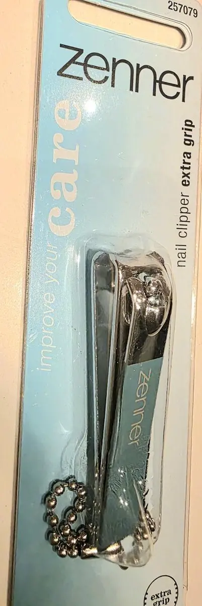 Zenner Nagelknipper Extra Grip RVS Groen 55x13mm