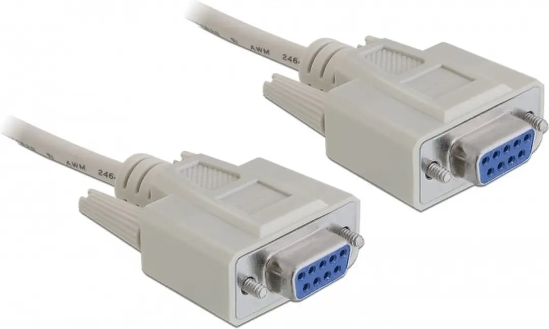 Delock RS232 Null Modemkabel 9-pins