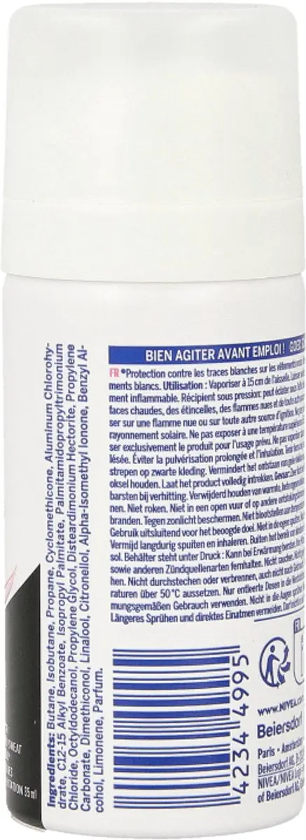 NIVEA Mini Deo Black & White Invisible 35ml - 48 Stuks