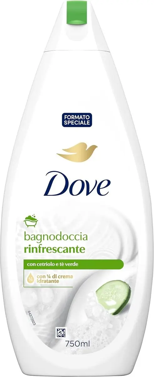 Dove Verfrissend Doucheschuim Komkommer & Groene Thee 750ml