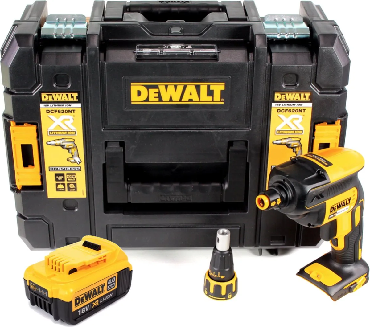 DeWalt DCF 620 NT Accu-Droogbouwschroevendraaier 18V 30Nm - 1x 4.0Ah Accu - afbeelding 5 van 6