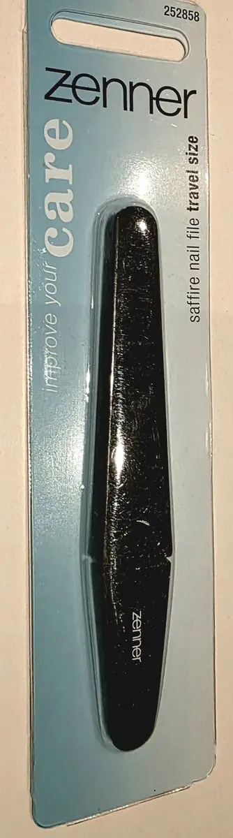 Zenner Nagelvijl Travel 11cm - Saffier Zwart