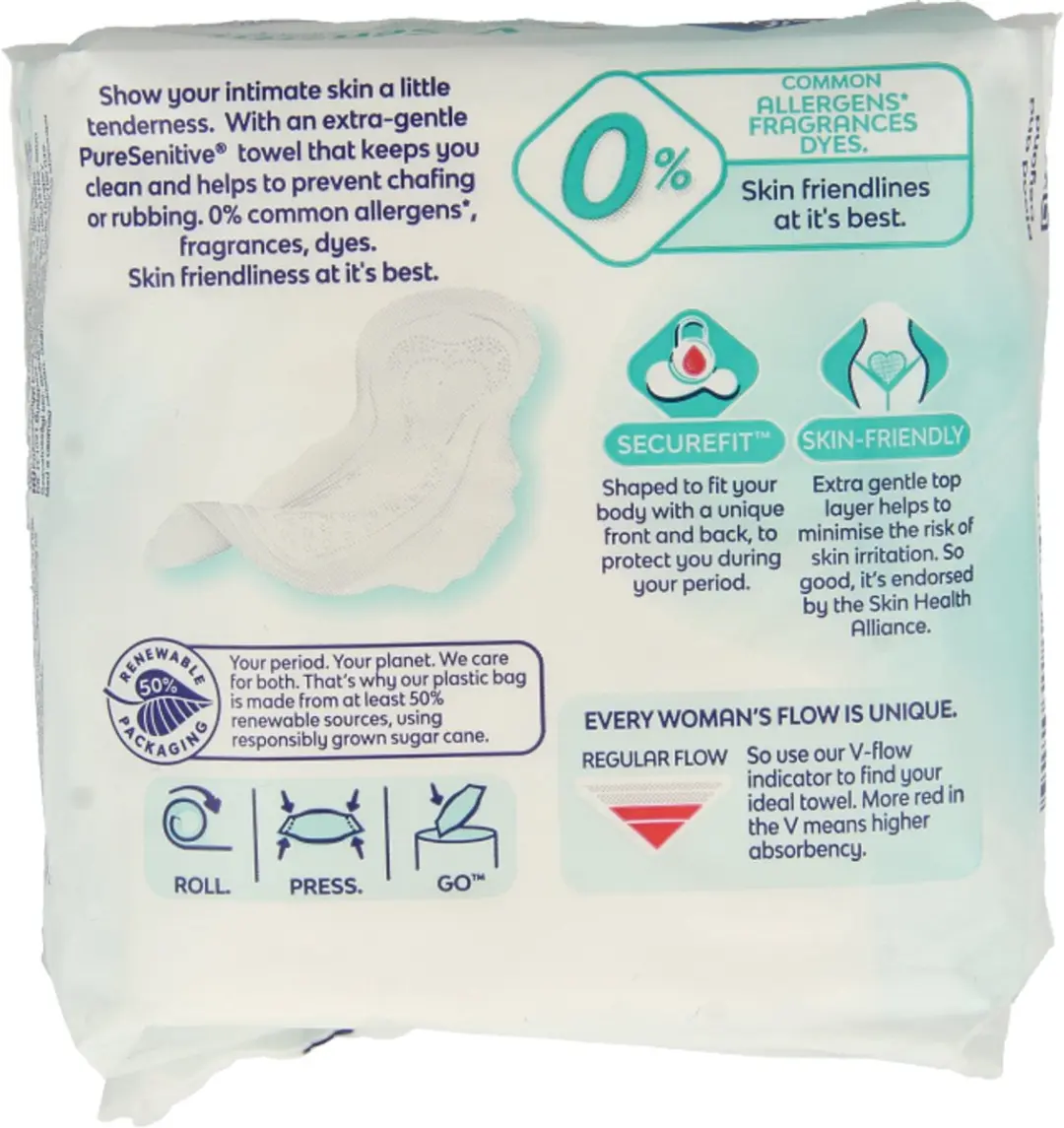 Libresse Pure Sensitive Ultra Maandverband - 12 Stuks