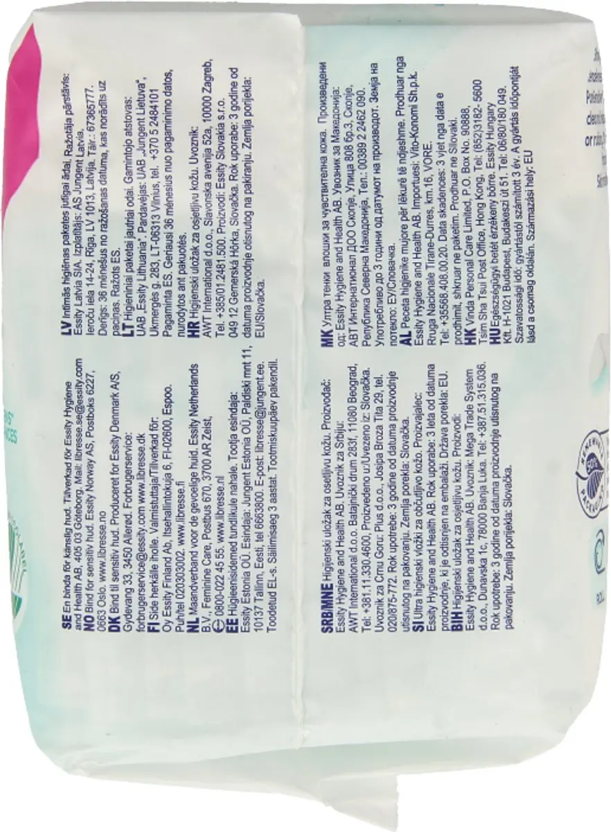 Libresse Pure Sensitive Ultra Maandverband - 12 Stuks