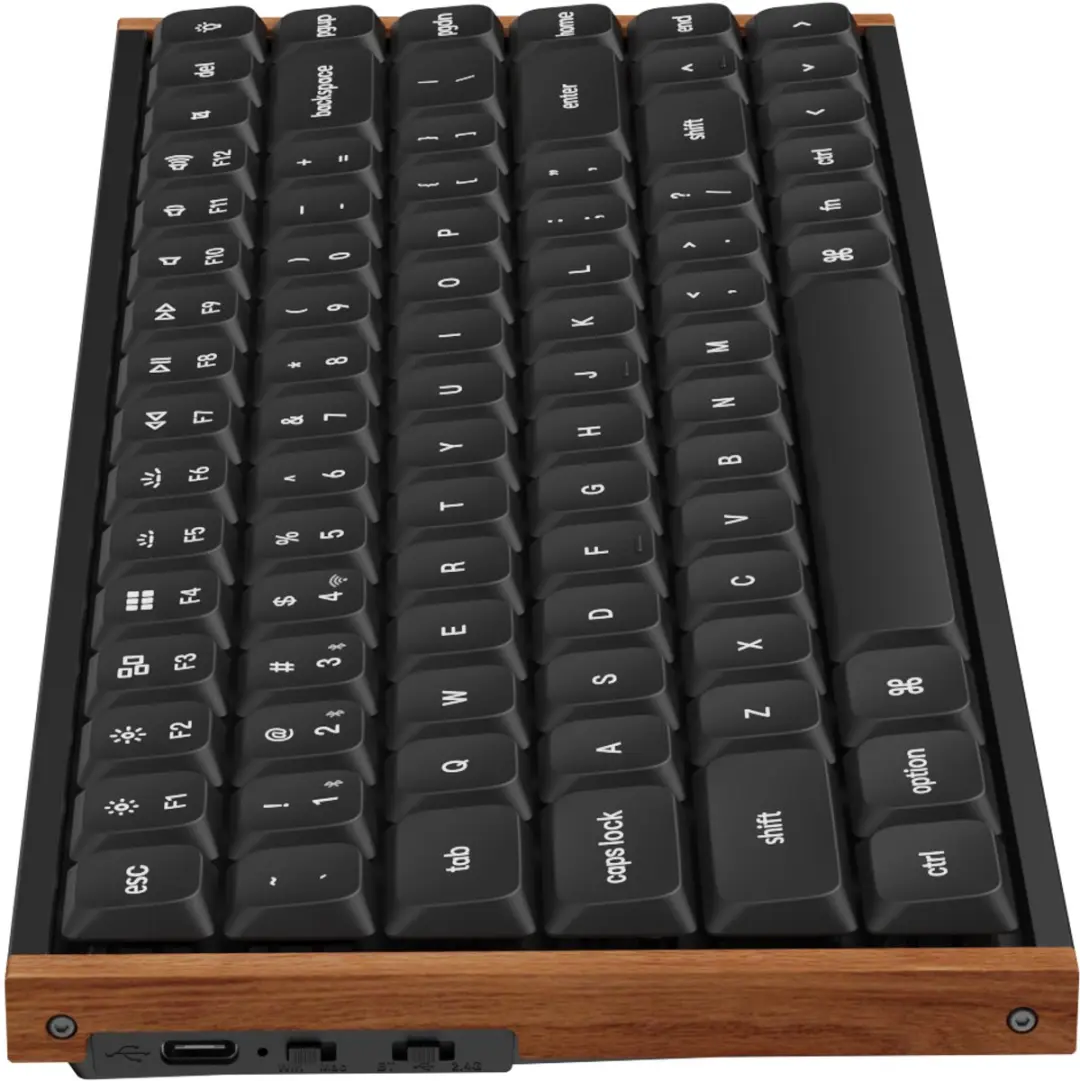 Keychron K3 Ultra K3U-H4 Mechanisch Toetsenbord - 75% - Banana Switch - Zwart