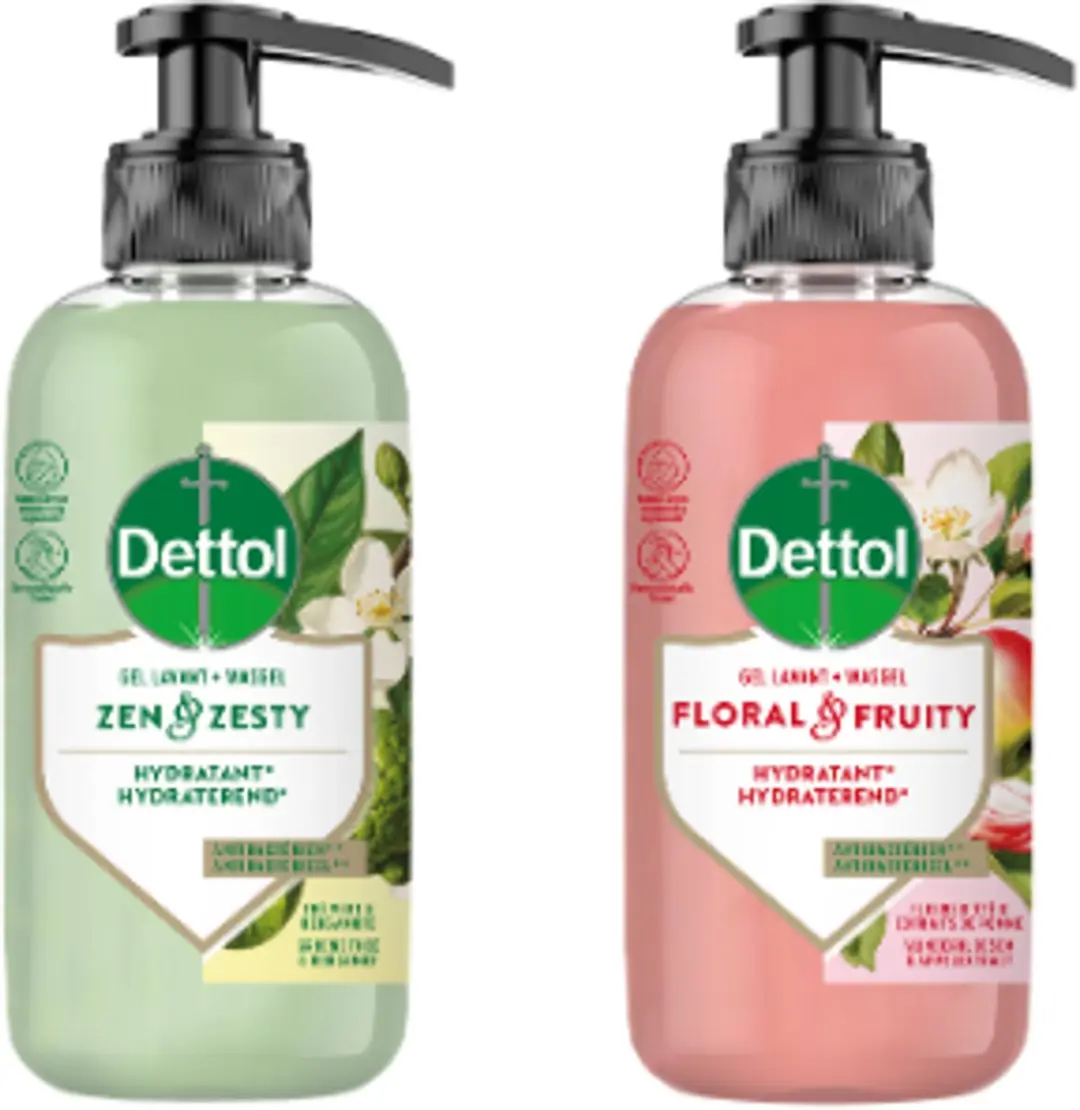 Dettol Handzeep Zen & Zesty & Floral & Fruity - 2x300ml