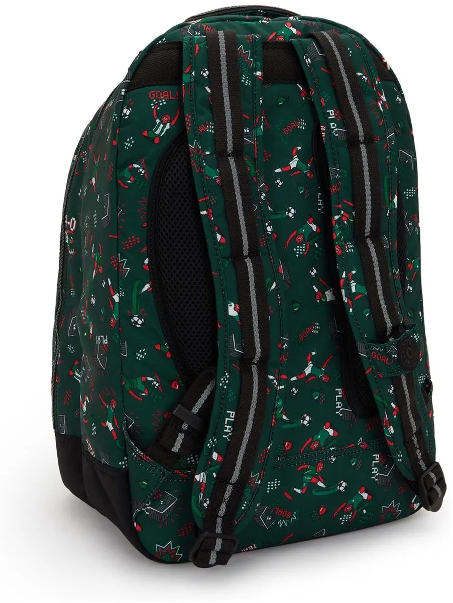 Kipling Class Room Rugzak 15 inch Soccer Print - Multicolor