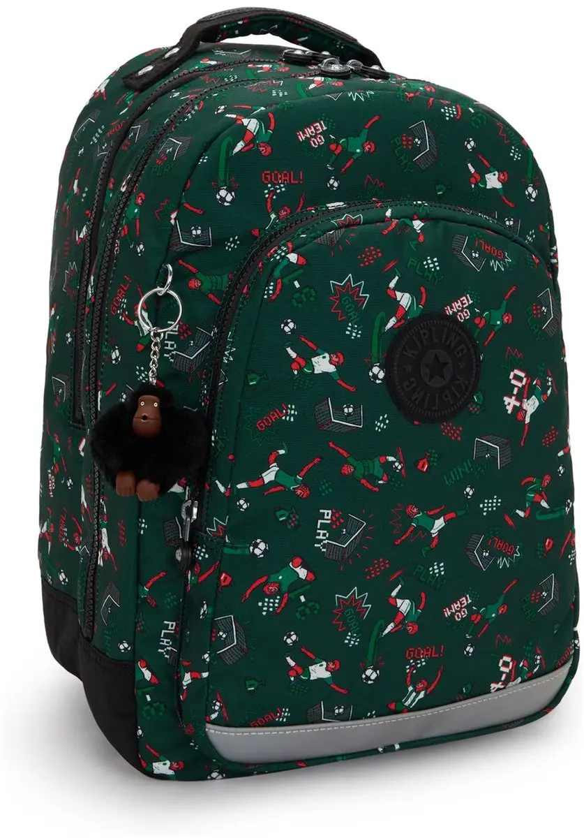 Kipling Class Room Rugzak 15 inch Soccer Print - Multicolor