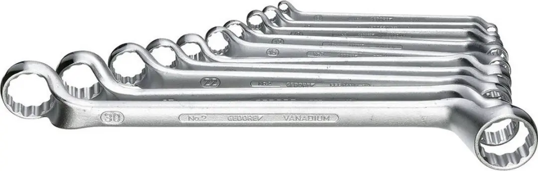 Gedore 6031120 Dubbele Ringsleutelset 10-delig 6-32mm
