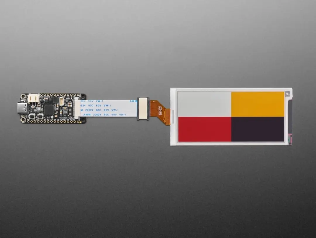 Adafruit 6414 3.52 inch Quad-Color eInk Display