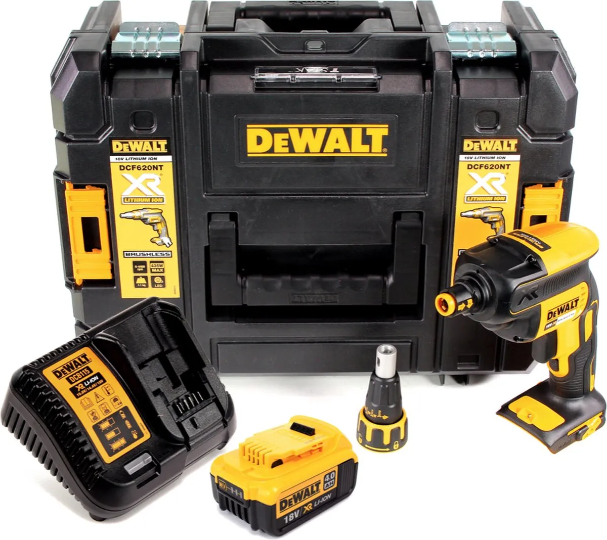 DeWalt DCF620M1 Accu-droogbouwschroevendraaier 18V 30Nm - 1x 4.0Ah + lader + TSTAK - afbeelding 2 van 5