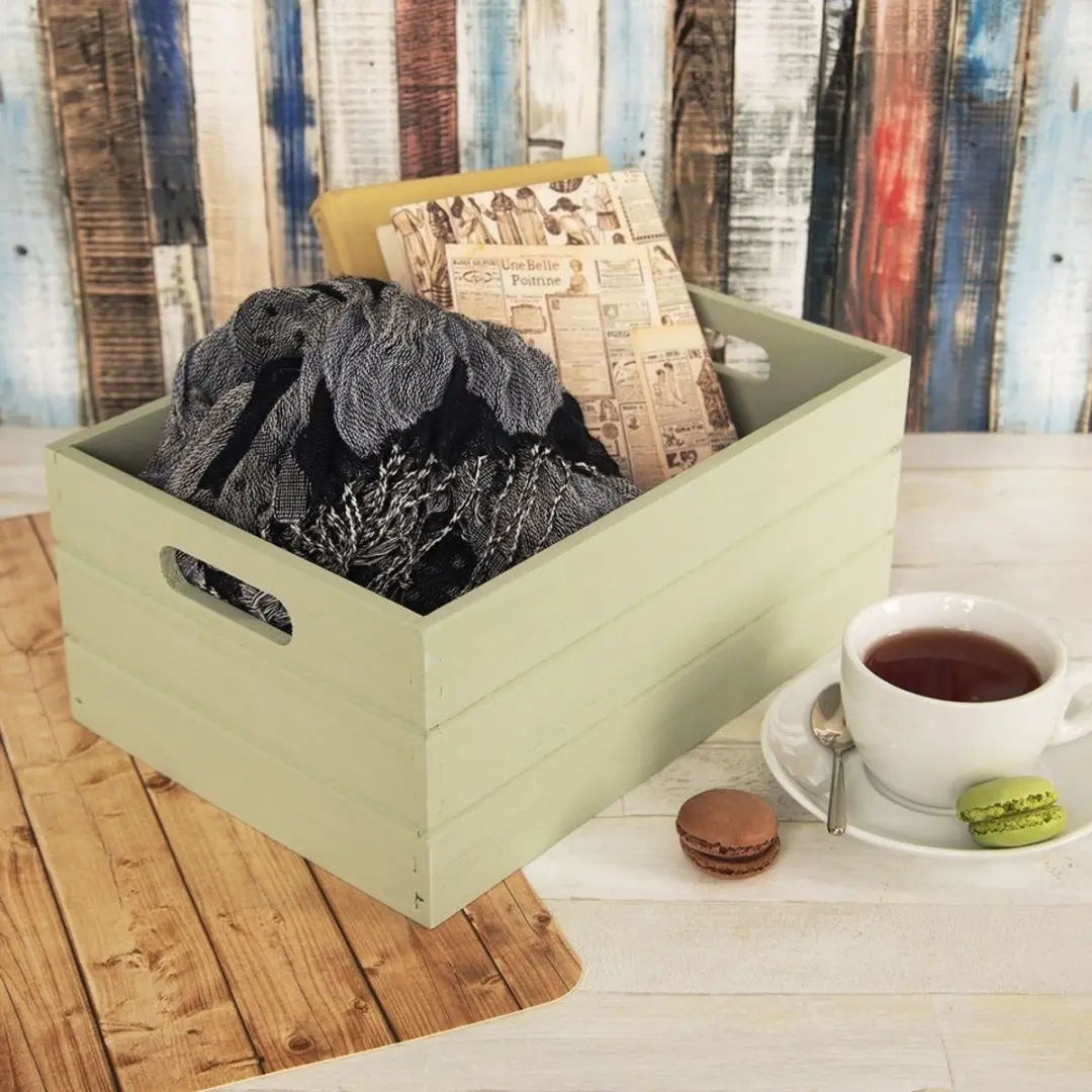 Orion Houten Opbergkist 8.5L Pastelgroen - afbeelding 4 van 5