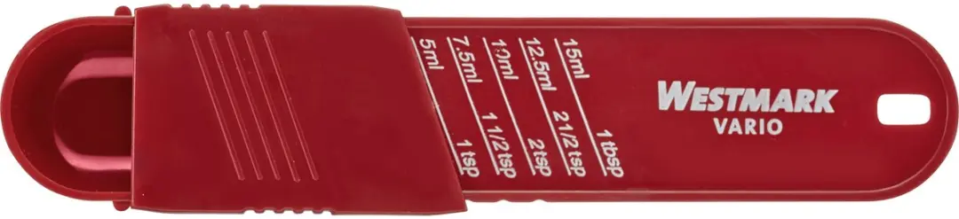 Westmark Vario Maatlepels 0,6-5ml & 5-15ml - Rood/Wit