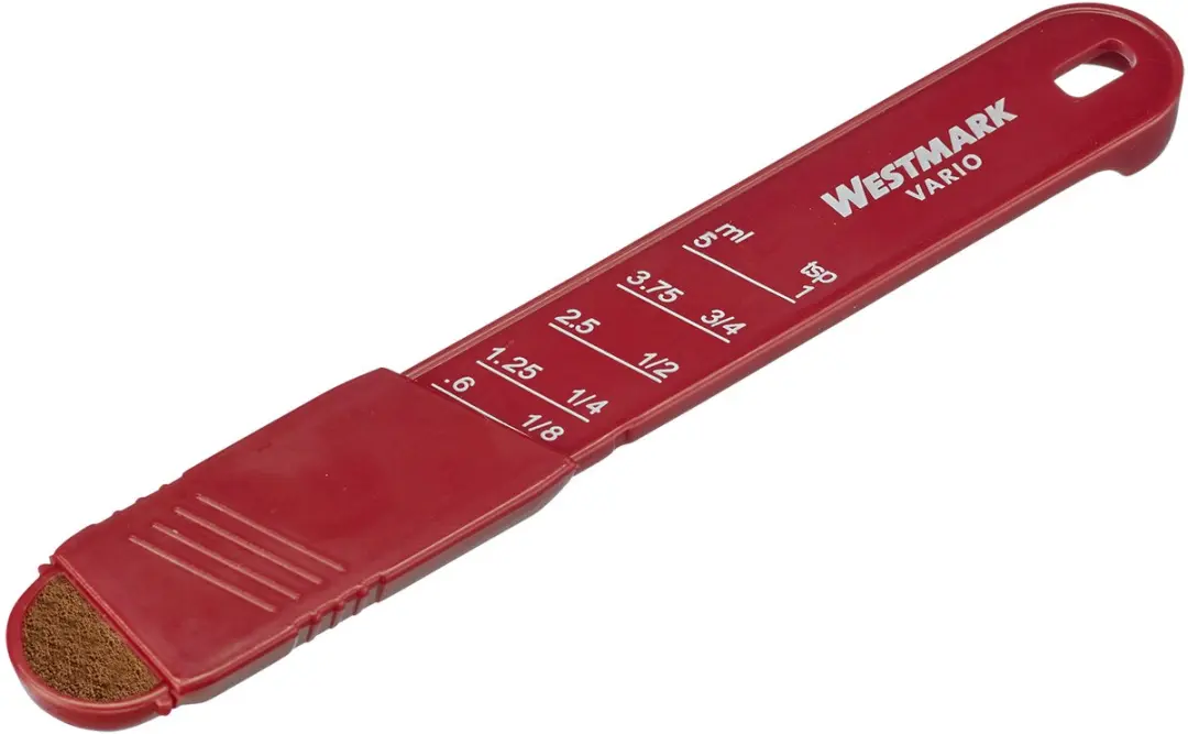 Westmark Vario Maatlepels 0,6-5ml & 5-15ml - Rood/Wit