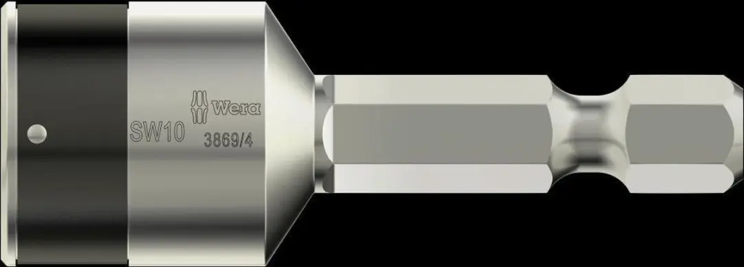 Wera Dopbit RVS 7x50x12.5mm 1/4" - Zwart