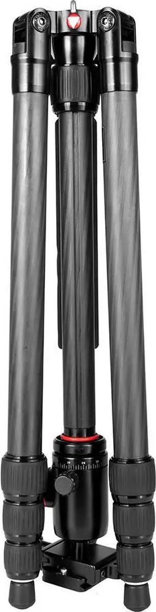 Kingjoy K1208 Carbon Statief Q10 Balhoofd - Grijs