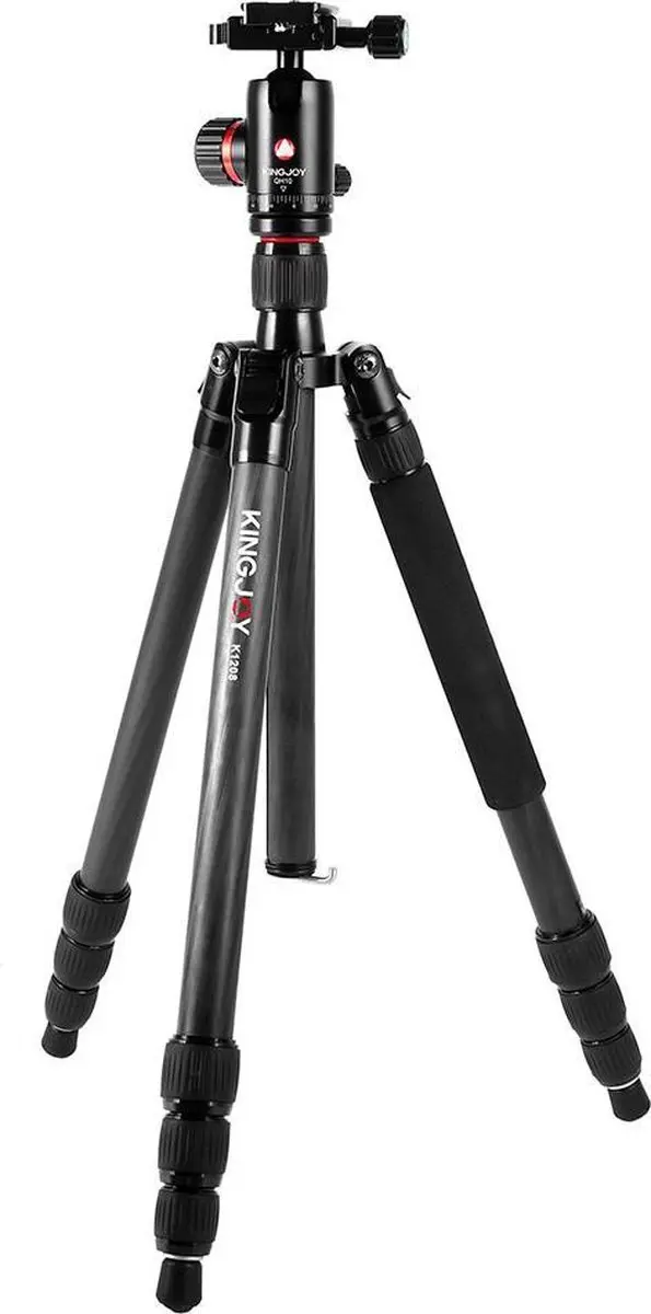 Kingjoy K1208 Carbon Statief Q10 Balhoofd