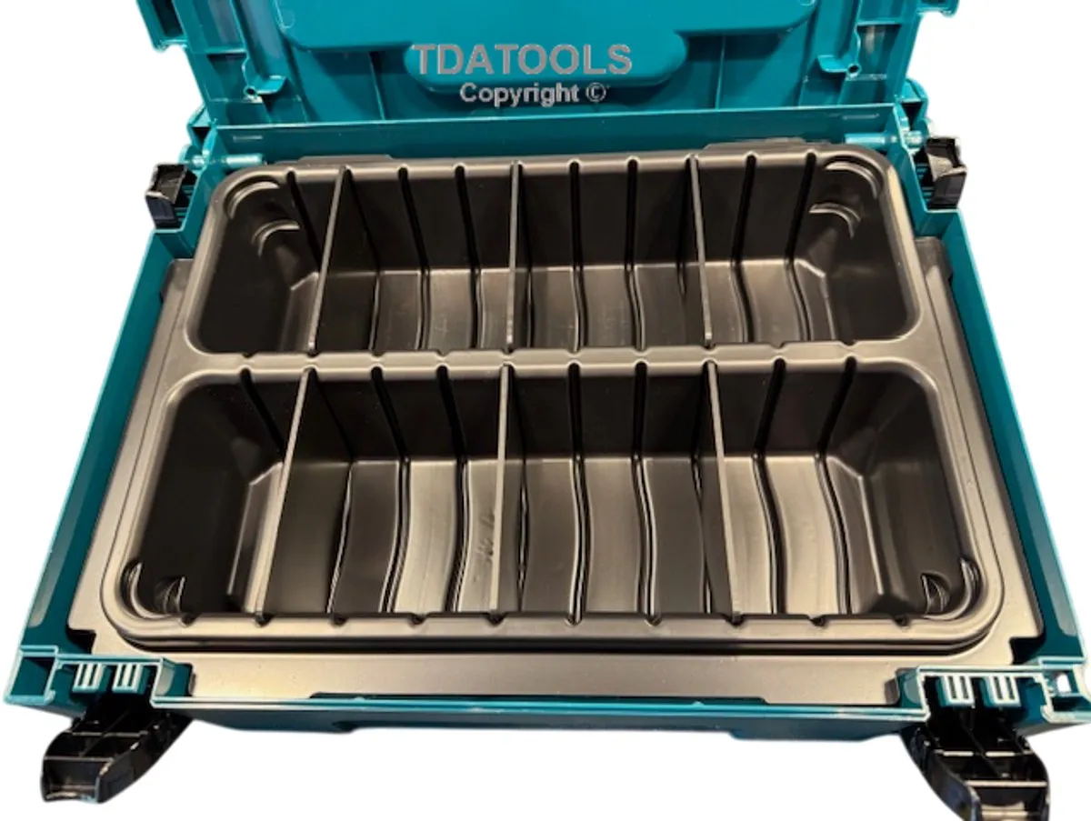 Makita P-83680 Vario Inzetstuk - 2 Vakken - MAKPAC 1 - afbeelding 2 van 6