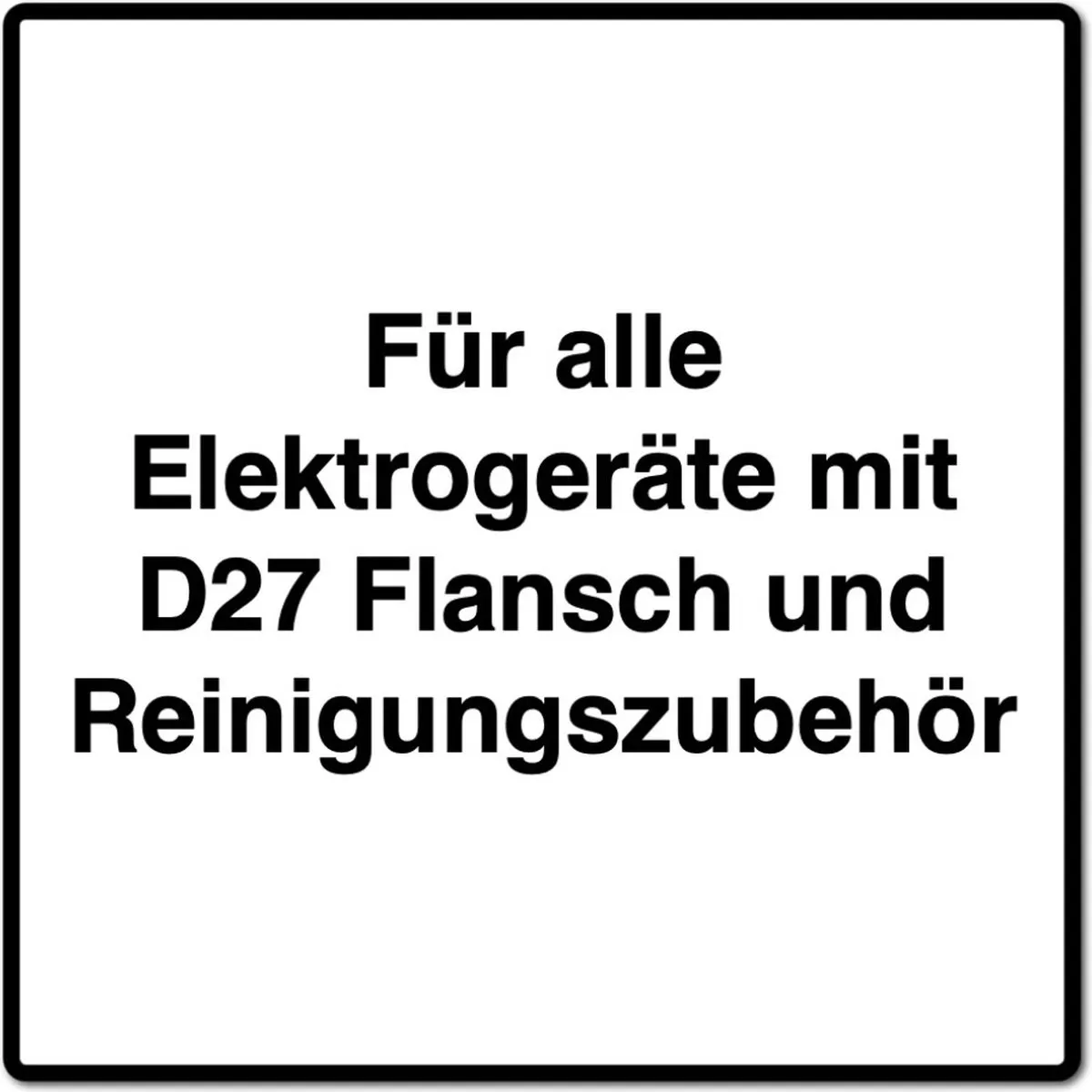 Festool D 27 DM-AS/CT Aansluitmof - 5 Stuks - Zwart