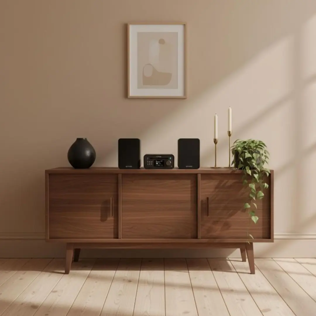 Pure Classic Stereo Mini 255604 - Home Audiosysteem 20W - Zwart