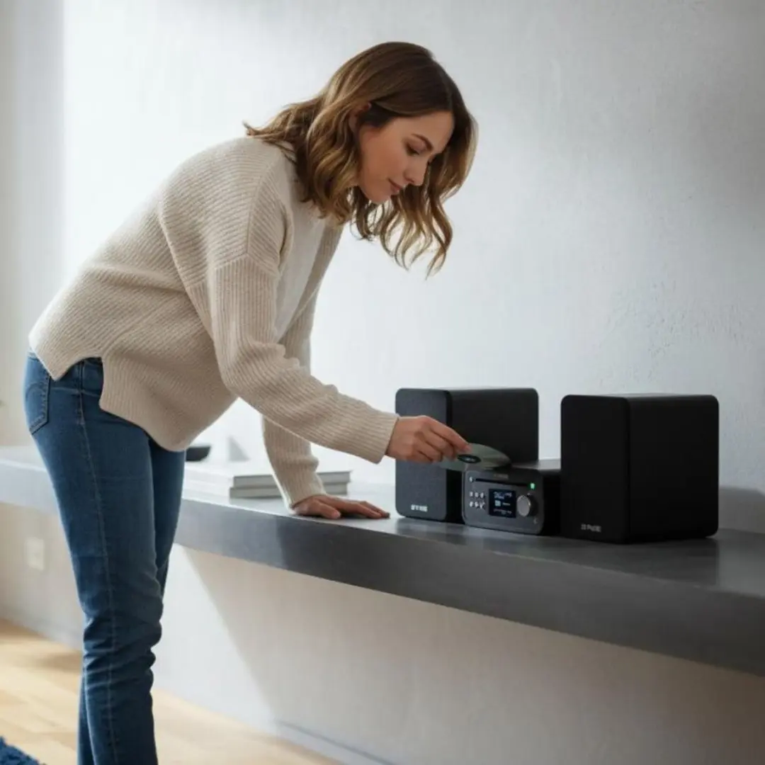 Pure Classic Stereo Mini 255604 - Home Audiosysteem 20W - Zwart