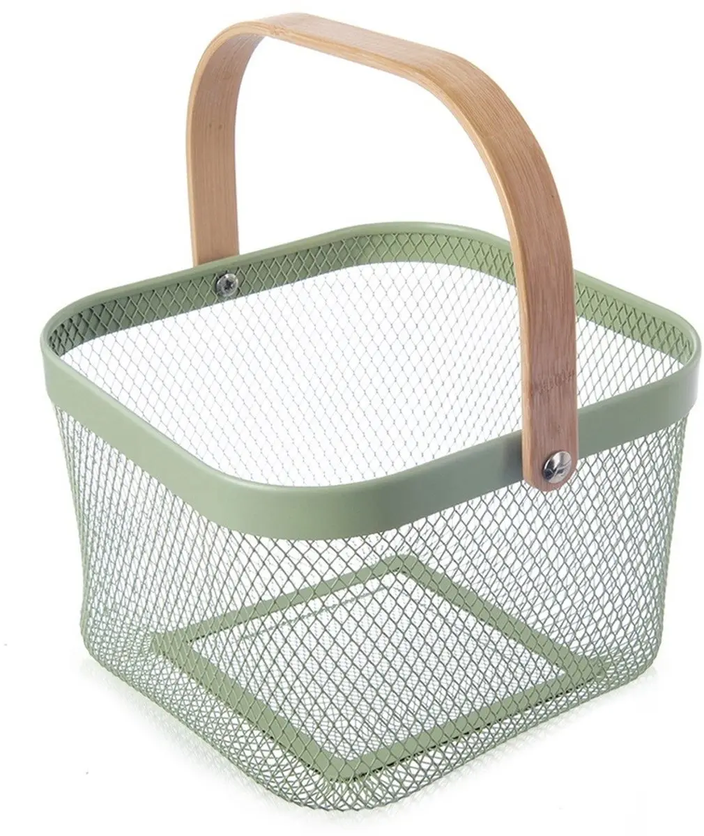 Orion Greenish Serie Metalen Opbergmand