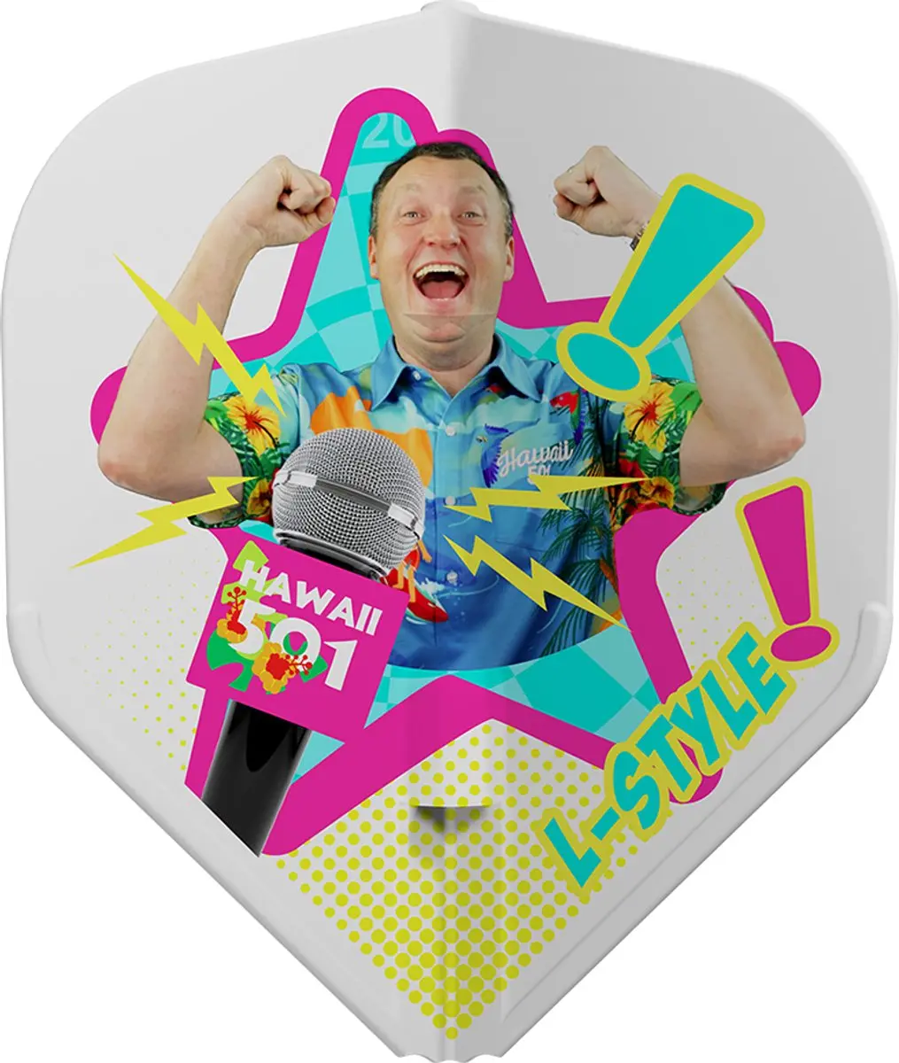 L-Style Wayne Mardle V1 Type B Dart Flights F11051 - 3 Stuks