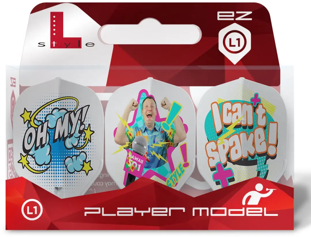 L-Style Wayne Mardle V1 Type B Dart Flights F11051 - 3 Stuks