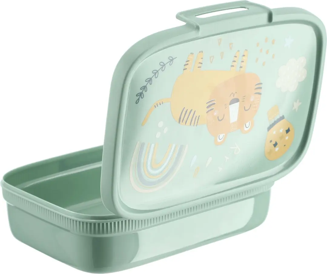 Curver Snapbox Kinder Lunchbox Groen - 1,3L - afbeelding 6 van 6