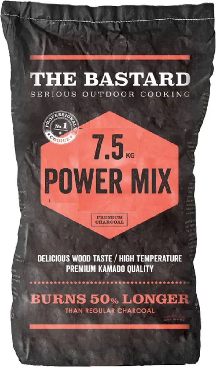 The Bastard Power Mix Houtskool 7,5 kg
