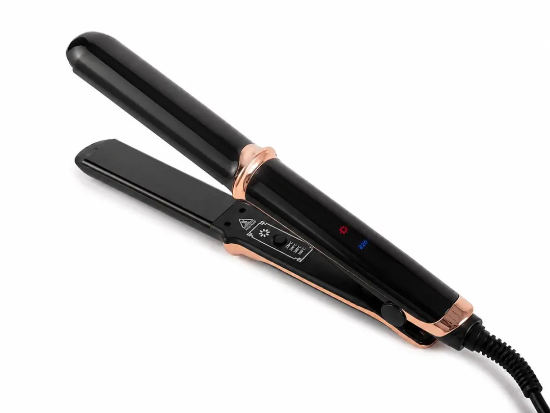 Simple 2-in-1 Keramische Stijltang - 5 Warmtestanden 160-220°C - Zwart/Roségoud