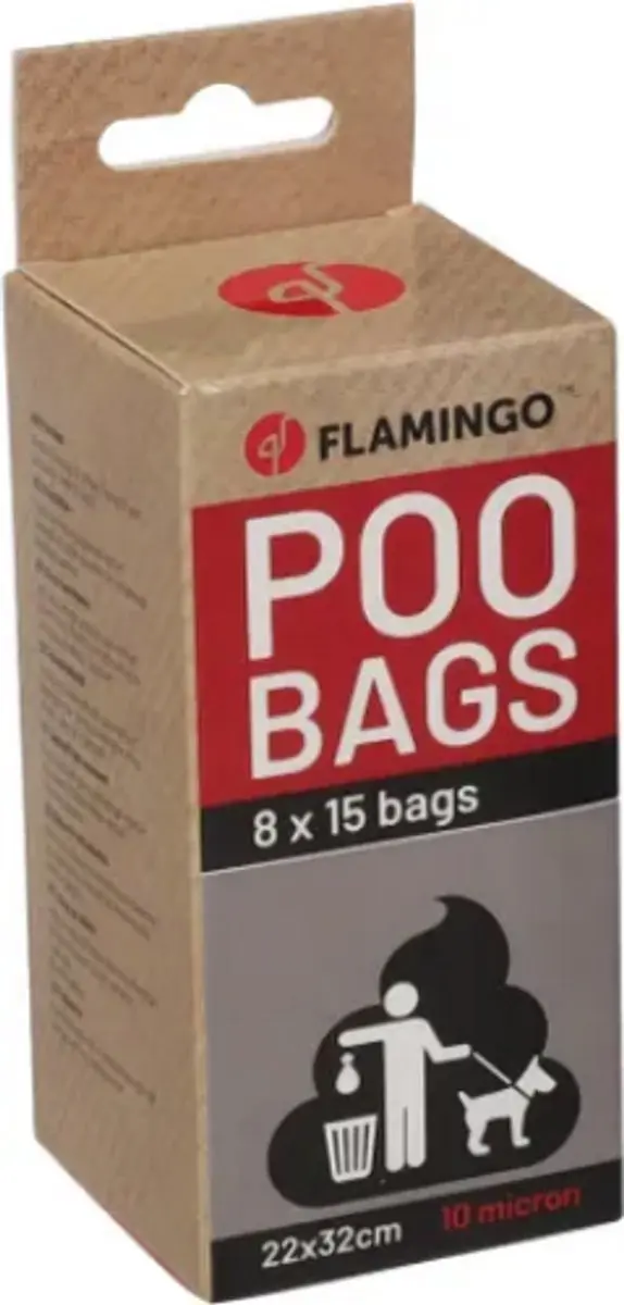Flamingo Poepzakken Basic Dumpa 8x15 Stuks