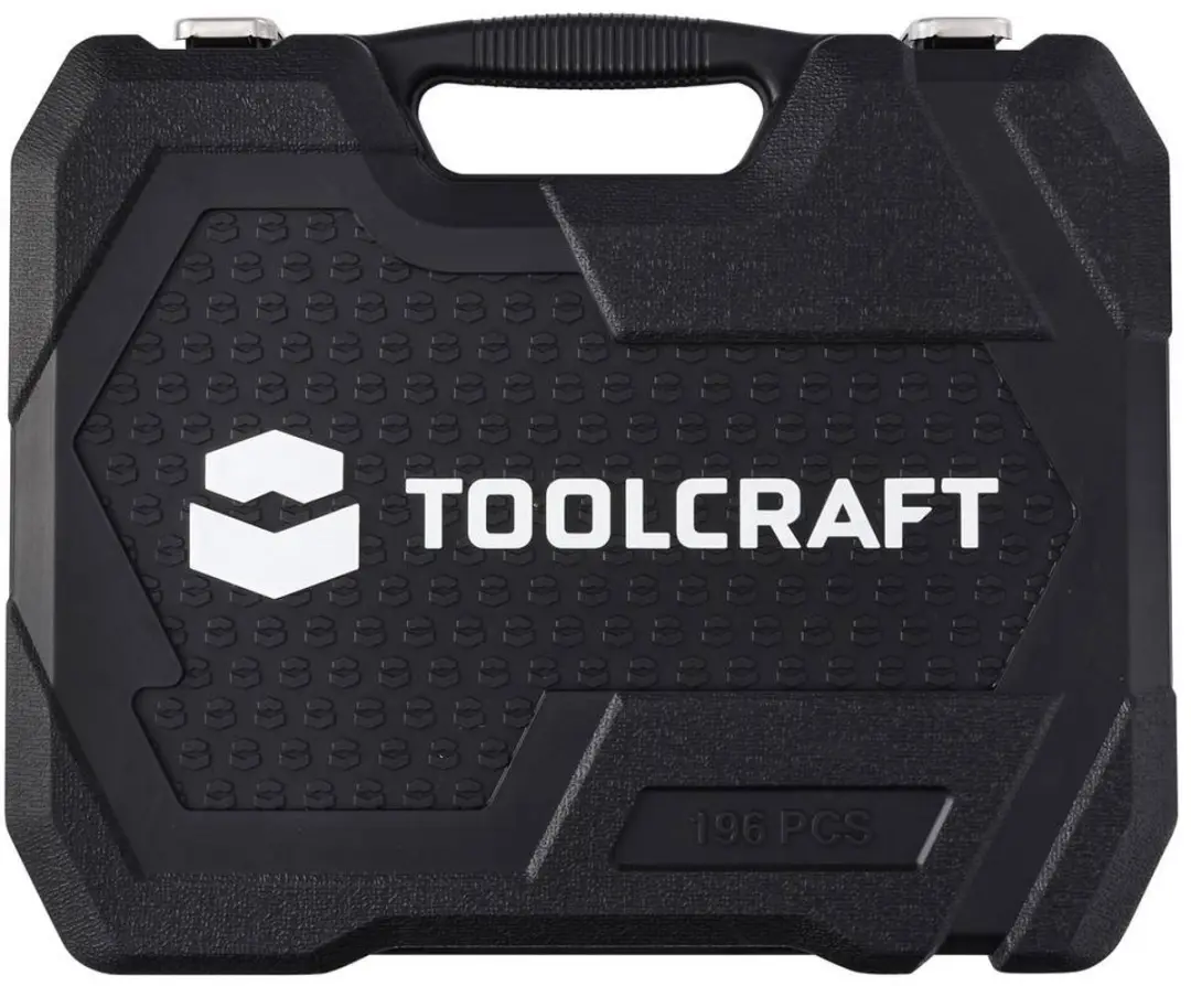 TOOLCRAFT TO-10674597 Bit- en Steeksleutelset 196-delig