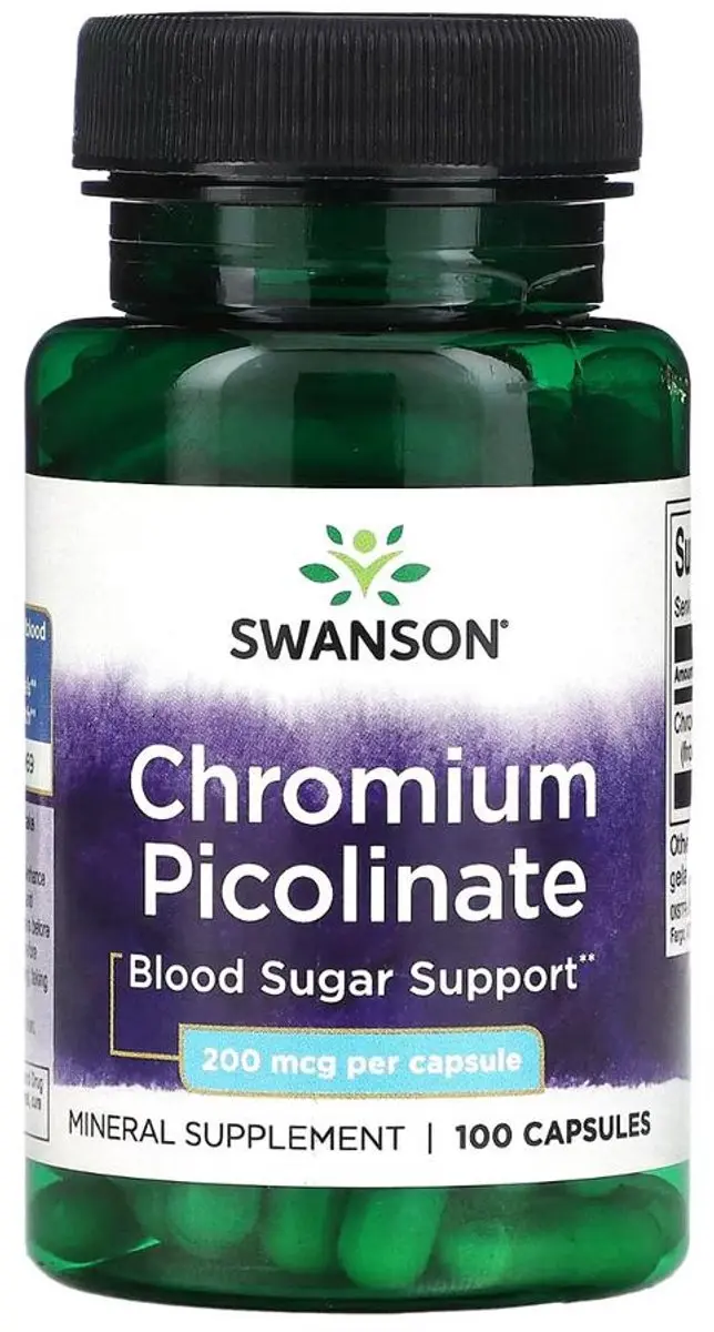 Swanson Chroom Picolinaat 100 Capsules