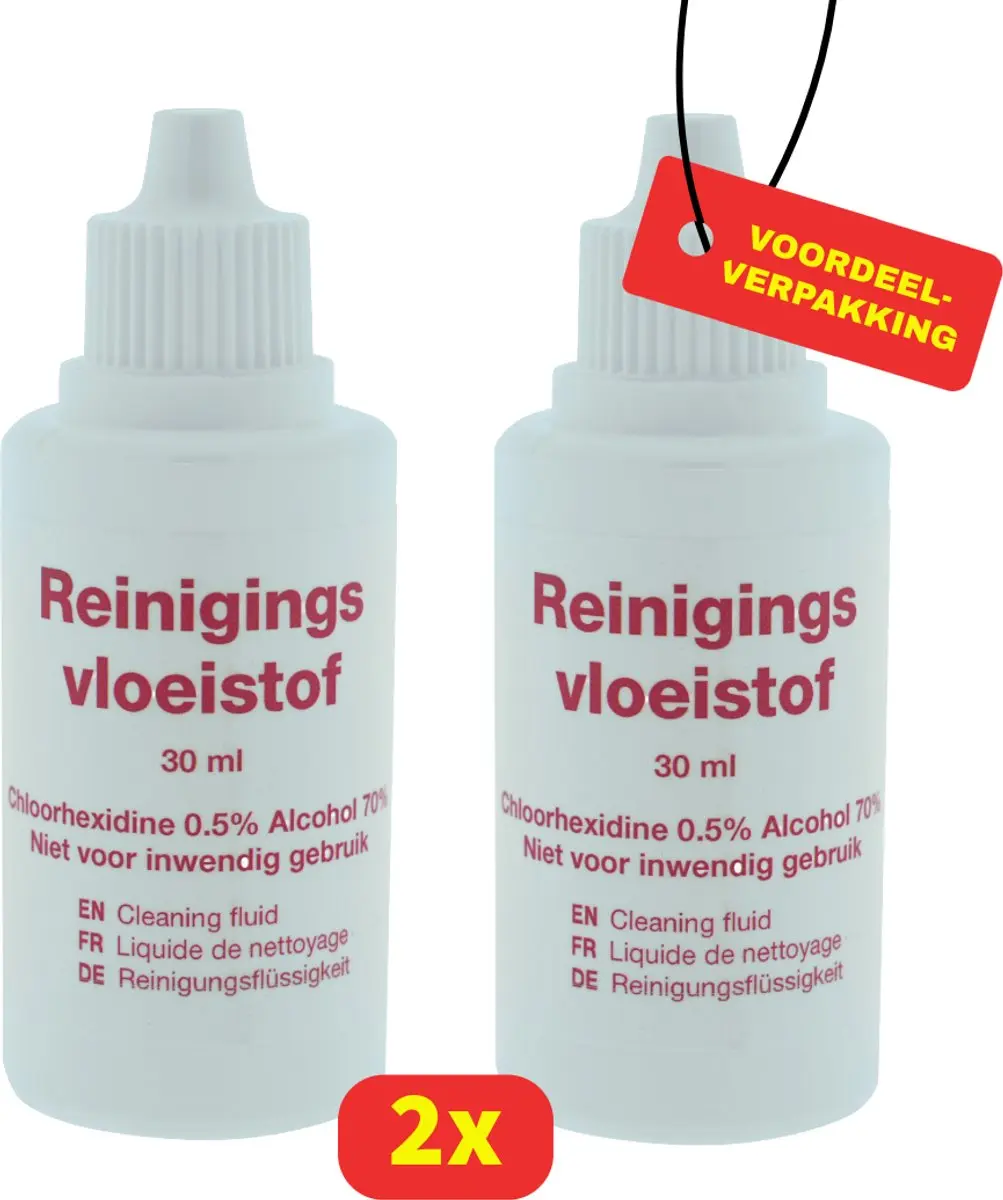 HeltiQ Reinigingsvloeistof 2x30ml