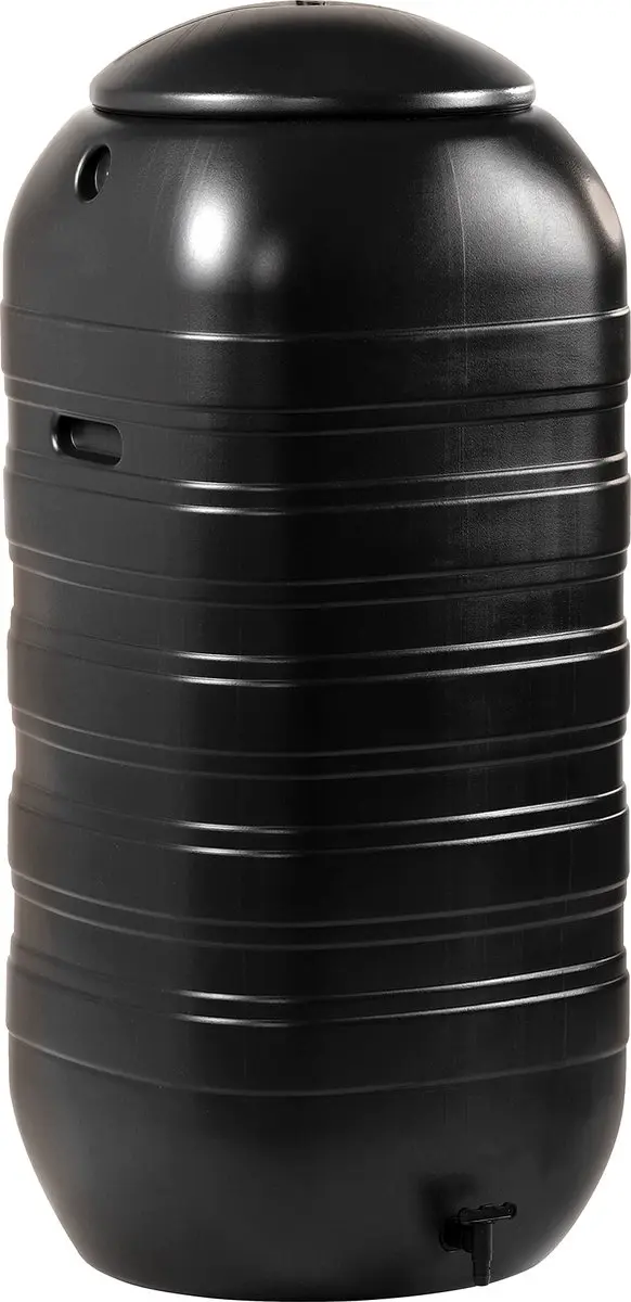 Nature Slimline Regenton 250L - 121x50x50cm Zwart