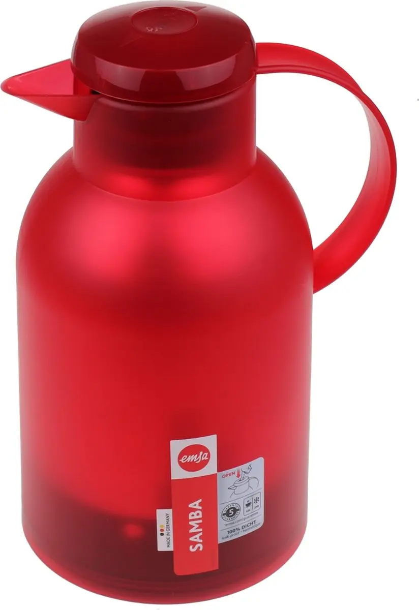 Emsa Samba Pichet 1,5L - Rood - afbeelding 6 van 6