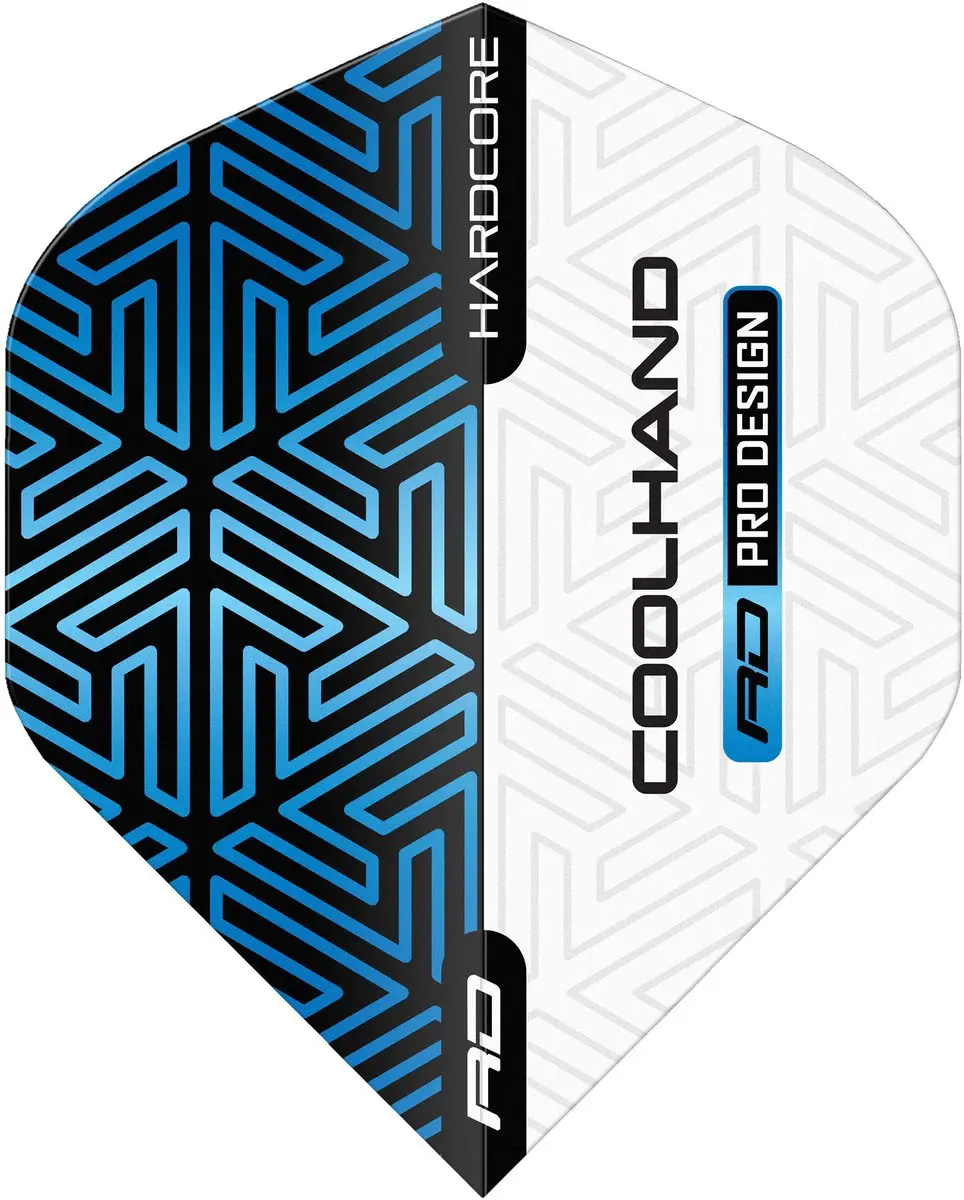 Red Dragon Luke Humphries Hardcore Blue White Dart Flights TF6981 - 3 Stuks