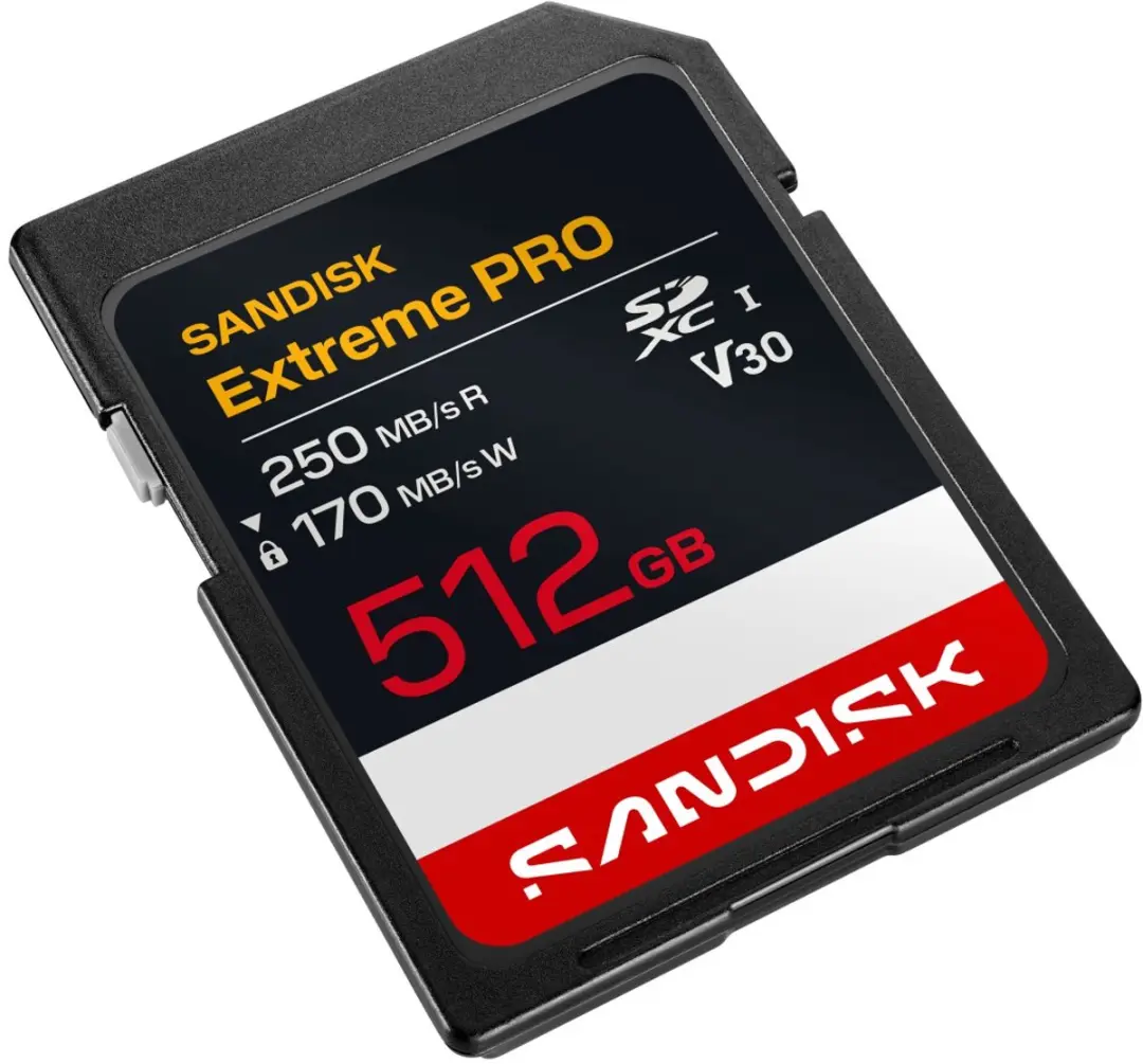 SanDisk SDXC Extreme PRO 512GB - UHS-I U3 V30